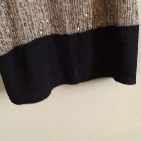 Eileen Fisher Sleeveless Blouse Tank Sequin Silk - Picture 4 of 6